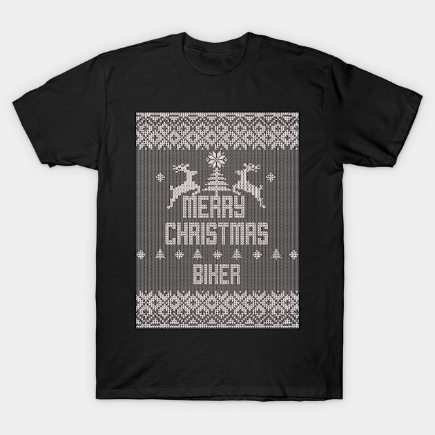 Merry Christmas BIKER T-Shirt by ramiroxavier